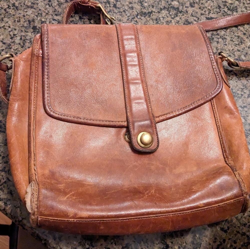 Vintage Coach Messenger Bag Crossbody Bag - Picture 7 of 8